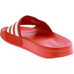 Adidas Shoes Adidas Adilette Shower Stripe Water Sandals - Mens -Athletic Shoes Shop AD GZ5922 RED3