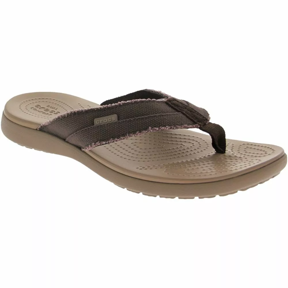 Crocs Shoes Crocs Santa Cruz Canvas Flip Flip Flops - Mens 2 Crocs Shoes Crocs Santa Cruz Canvas Flip Flip Flops - Mens - Image 2