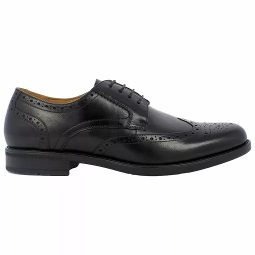 Florsheim Shoes Florsheim Midtown Wing Tip Oxford Dress Shoes - Mens -Athletic Shoes Shop FS 12139 BLK2