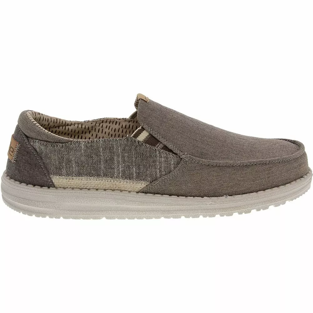 Hey Dude Thad Chambray Slip On Casual Shoes - Mens 1 Hey Dude Thad Chambray Slip On Casual Shoes - Mens