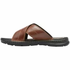 Rockport Shoes Rockport Darwyn Cross Band Sandals - Mens -Athletic Shoes Shop RP CH1925 BRN3