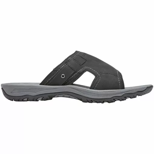 Rockport Shoes Rockport Hayes Slide Mens Sandals -Athletic Shoes Shop RP CI7160 BLK2