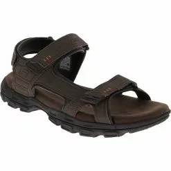 Skechers Shoes Skechers Louden Sandals - Mens -Athletic Shoes Shop SK 64487 BRN1