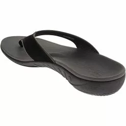 Spenco Insoles Spenco Yumi Plus Thong Flip Flops - Mens -Athletic Shoes Shop SN 20002 BLK3